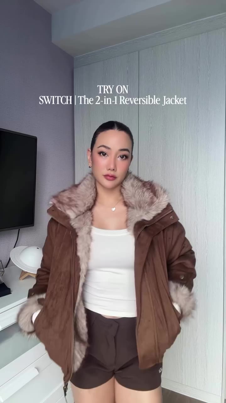 1 jacket, 2 totally different vibes! 🤎✨ Loving this Try-On review from…