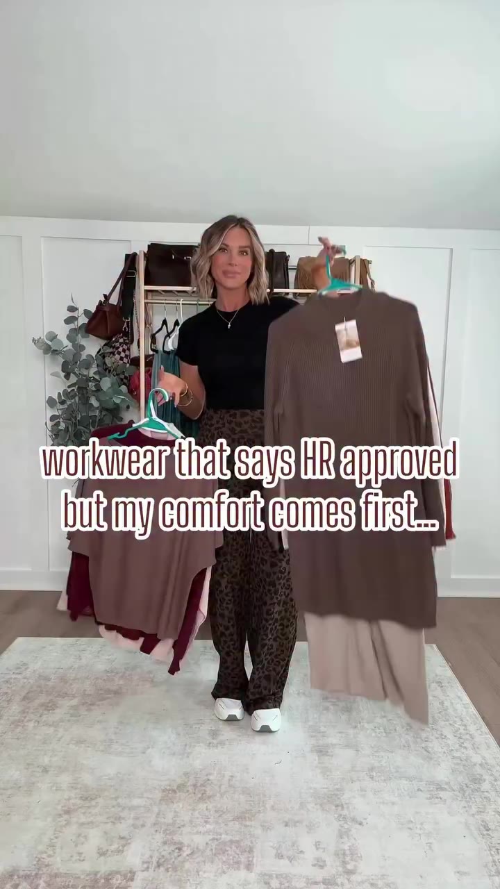 Proof you don’t have to sacrifice comfort to look put together for work 🙌🏼…