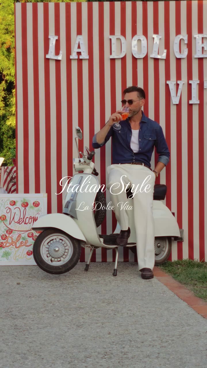 Some moments feel like they belong to another era. A spritz, a Vespa, the good…