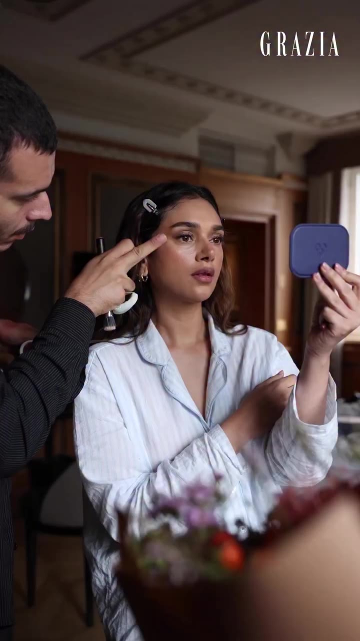 #GraziaFashion We caught up with Aditi Rao Hydari (@aditiraohydari) in Milan…