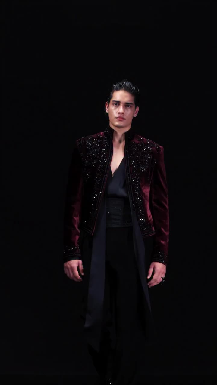 A study in sharp tailoring, sculpted silhouettes and luminous…