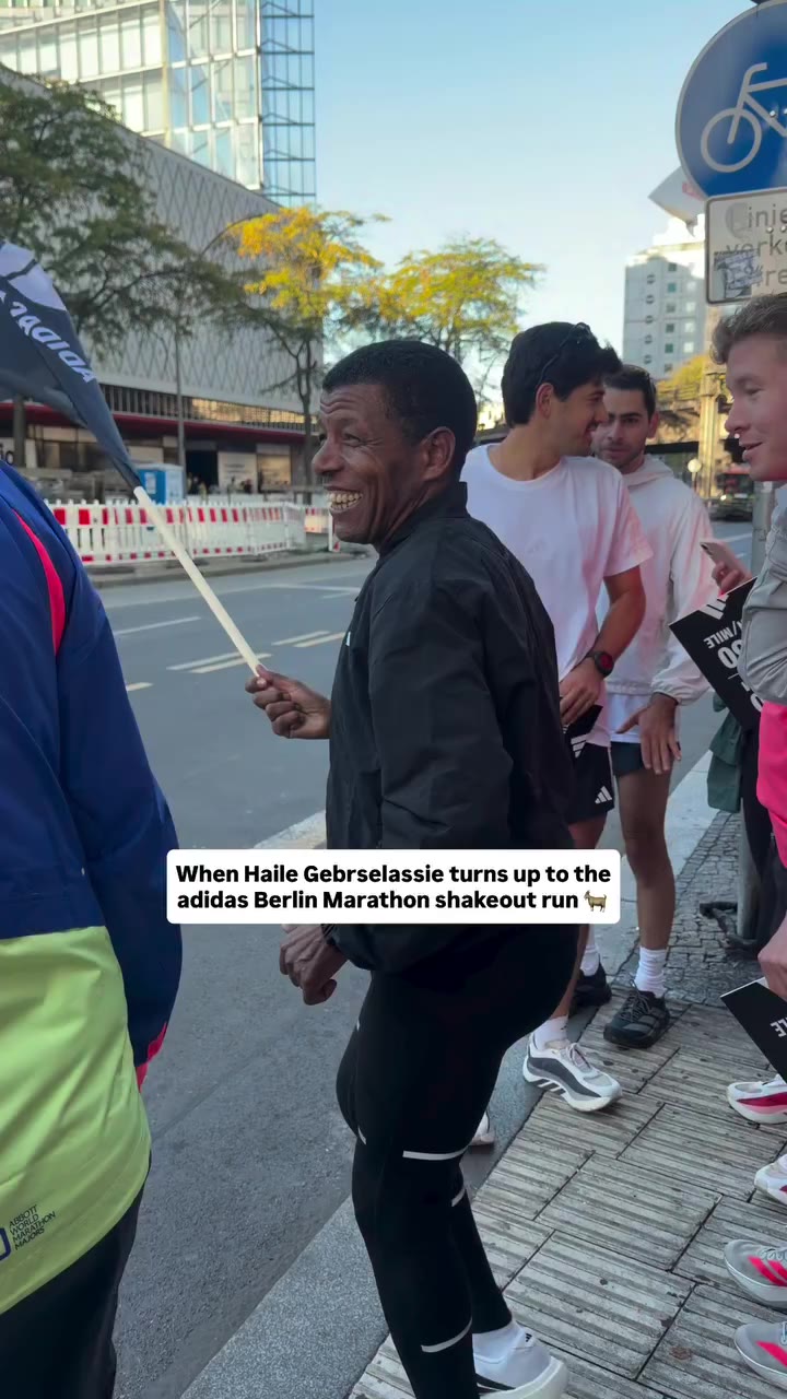 The shakeout run just got serious 😧🐐 #running #adidas #berlinmarathon…