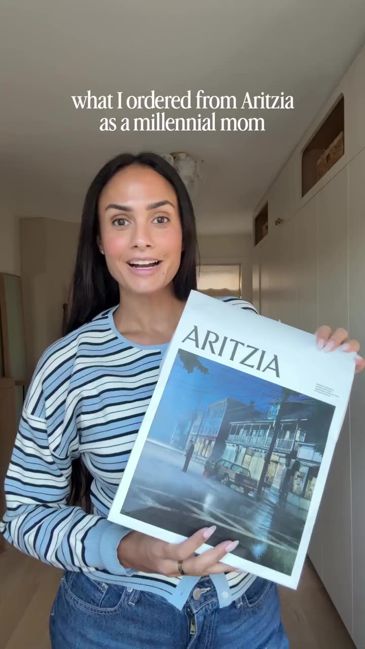 two new pieces in from @aritzia and they’re gonna be fall staples in my…