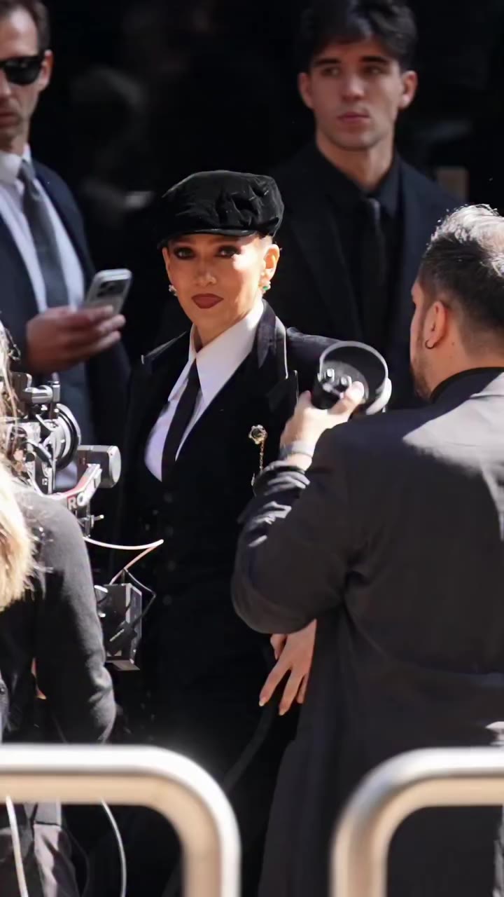 #JenniferLopez at today's #DolceGabbana Show in Milan. Video: Getty Images