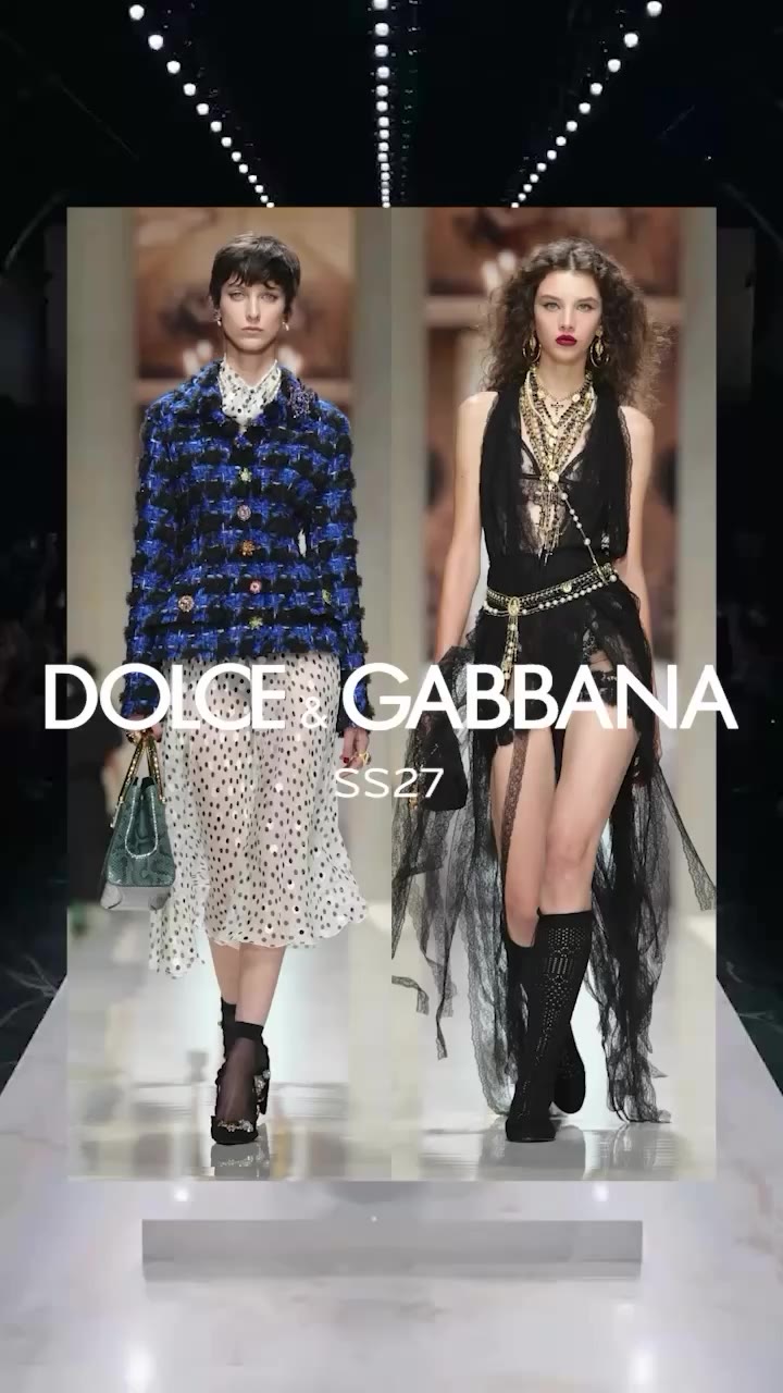 Dimana @dimana.sarmenova and Anna @anna.bicanova for @dolcegabbana SS27…