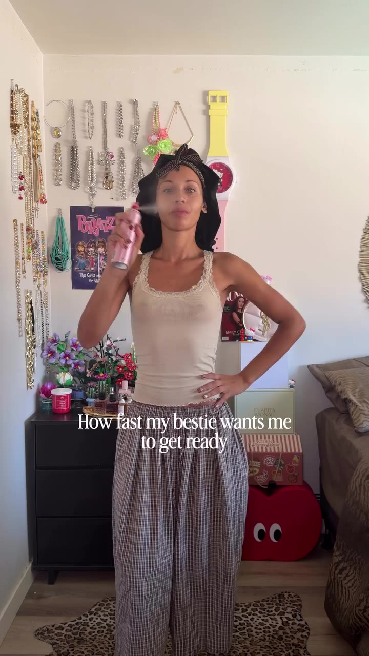 Girl I wish it was this easy 😩 #funny #relatable #gettingready #sprayiton…