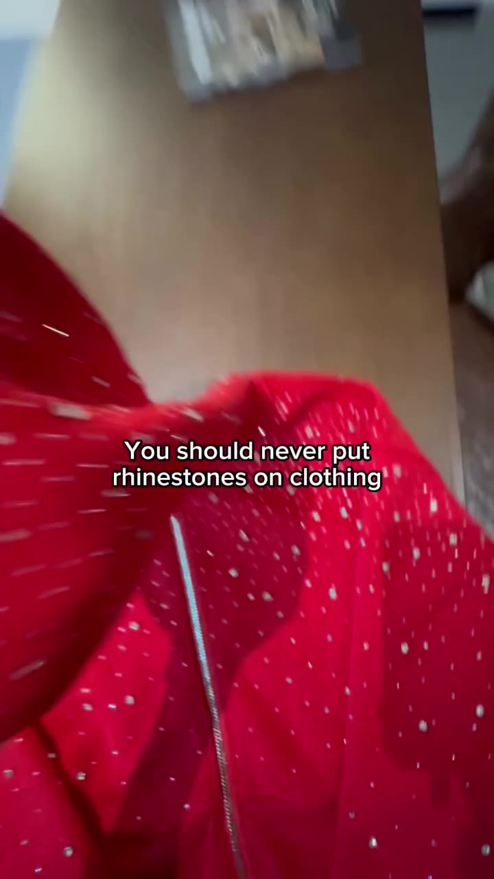 They said we should never put rhinestones on hoodies…we didnt listen 🤷🏻‍♀️💎…