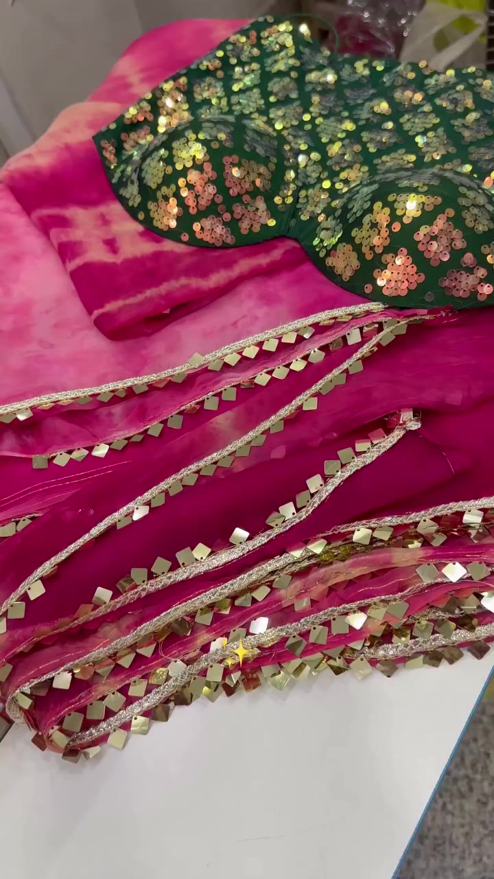 The kind of saree you save for…that special occasion.✨ DM “SAREE” for details…