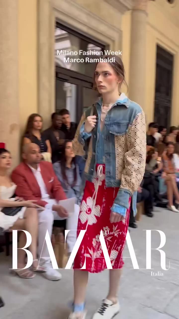 @marcorambaldi_ in passerella alla @milanfashionweek #bazaaritalia
