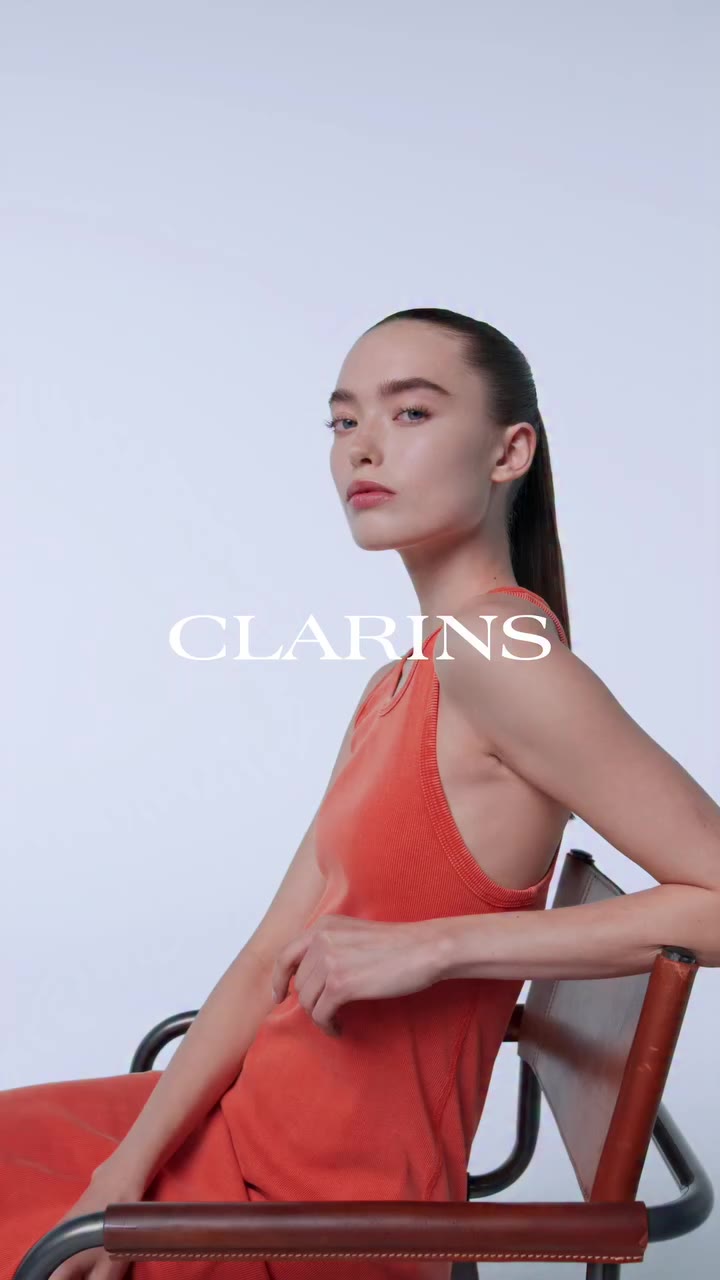 Skin first, makeup second ✨ 4-step Clarins makeup routine, starting with…