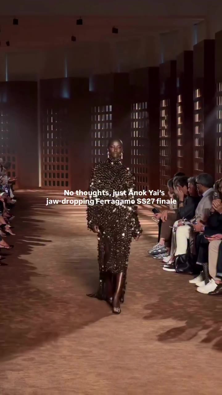 Consider us stunned @anokyai @ferragamo 🎥 @grazia_magazin #GraziaME #Ferragamo