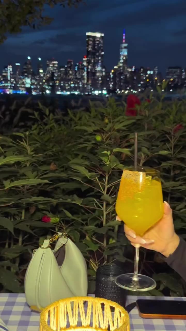 A little taste of traditional Greece with an NYC skyline view overseeing all…