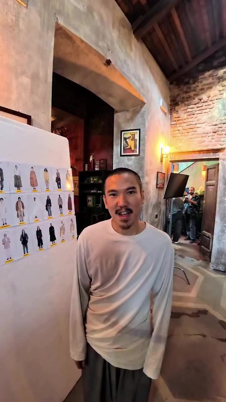Luca Li presented his new collection for ACT N°1 and gave me a little insight…