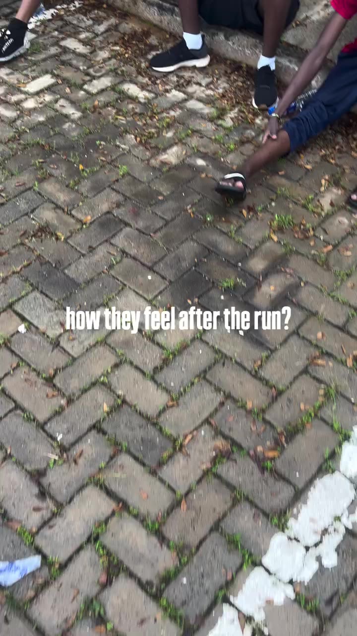 asking the community how they feel after running 5km? • • #sababacommunity…