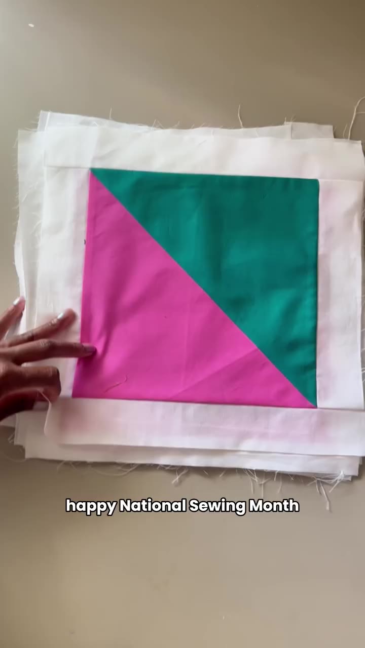 September's block is finished just in time for National Sewing Month! Share…
