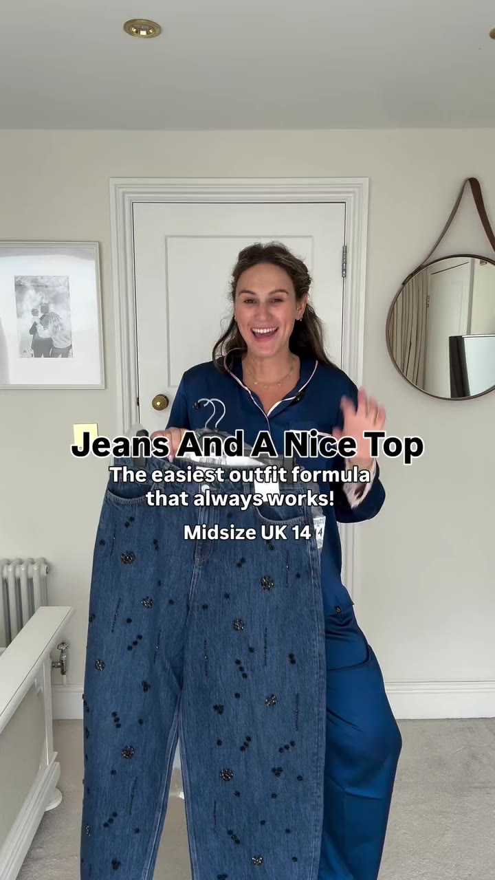Jeans and a nice top! Ad. The outfit formula that never lets me down - Get…