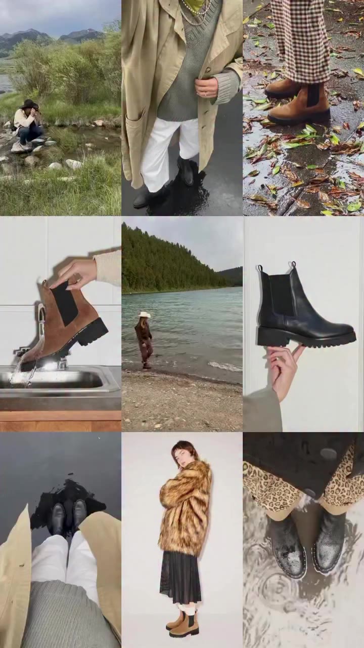 BROOKE BOOT MOOD 🌧️🤎✨ Our handcrafted water-resistant BROOKE boot is built…