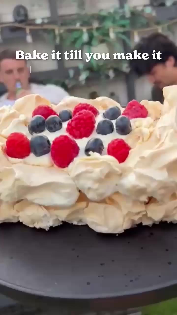 Time for the showstopper 🍓✨ Our final Bake It Till You Make It challenge is…