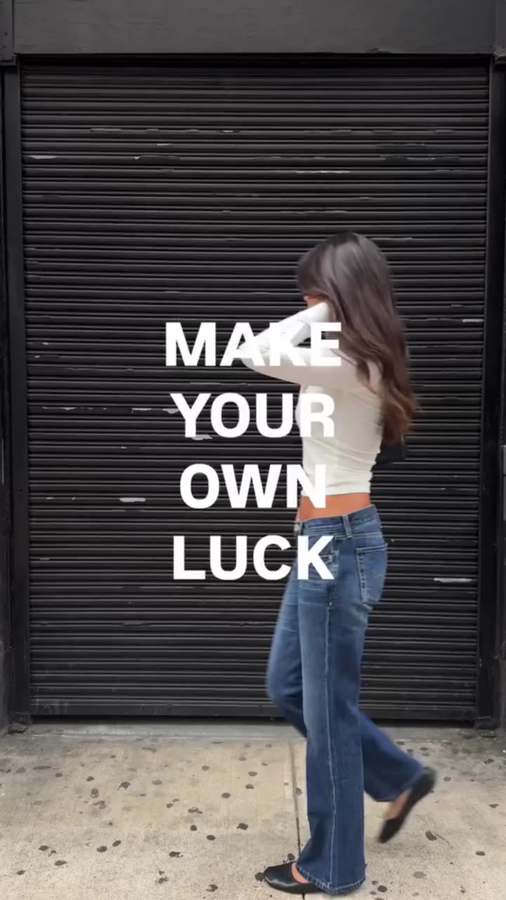 Make your own luck in the jeans you actually want to wear. The Lil’ Maggie