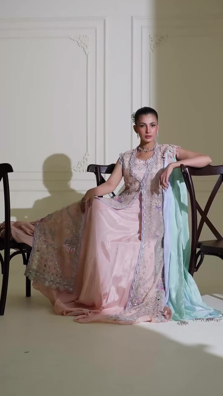 #AghaNoor’s Trousseau Edit : “ Gul e Noor “ feels light yet elevated, a…