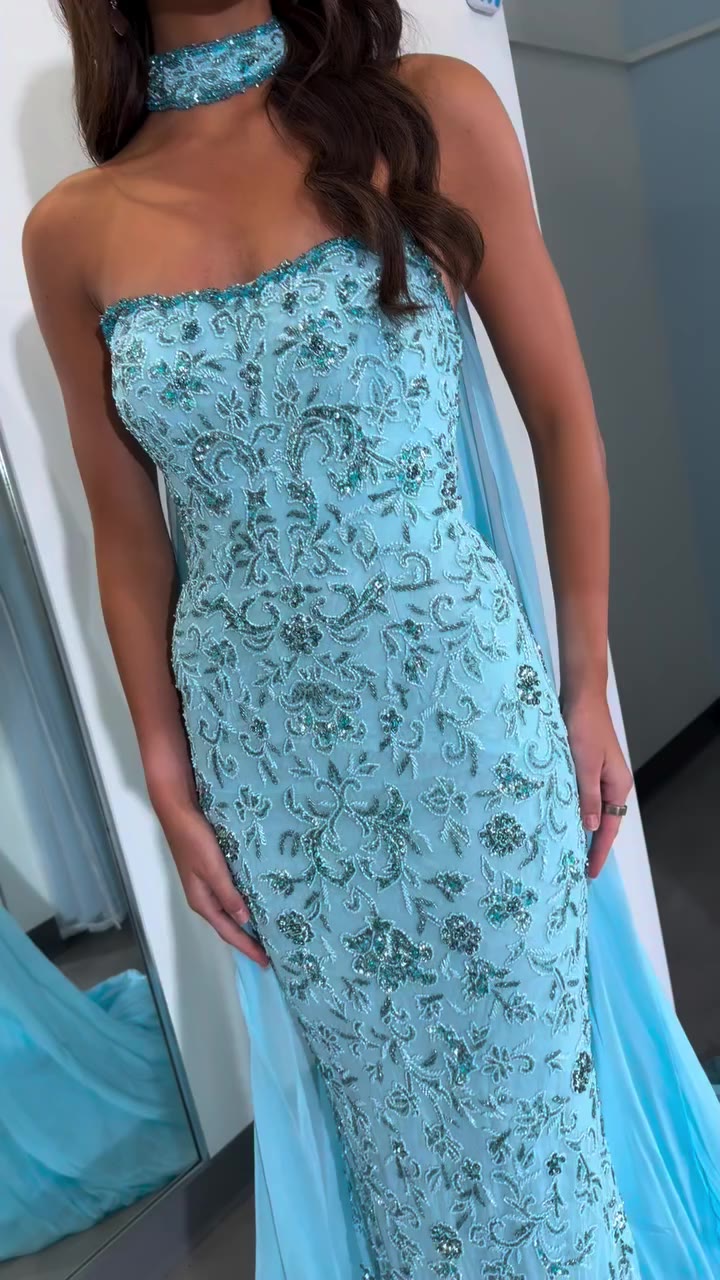 ASHLEY LAUREN SKY BLUE STUNNER 🩵✨ This STUNNING Ashley Lauren beauty is the…