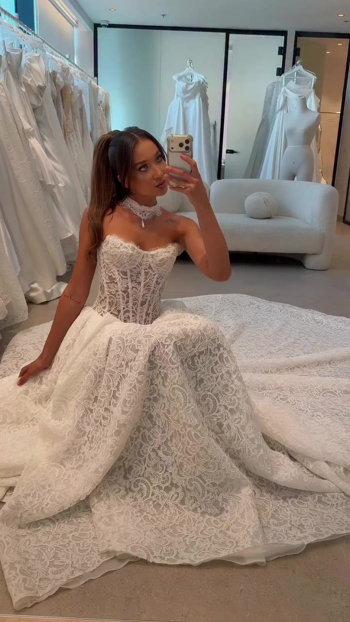 Ivana MB27-1, where delicate lace meets handmade artistry✨ Designed with…