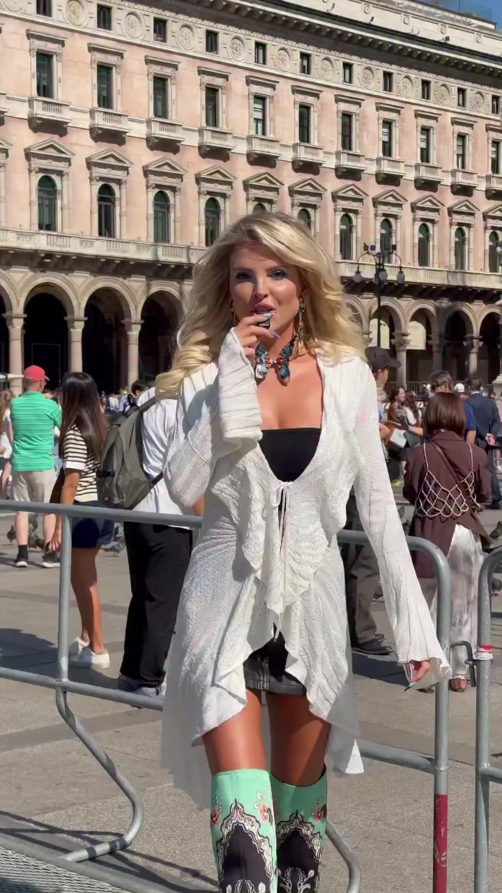 day one of #mfw with me 🦋 follow for more