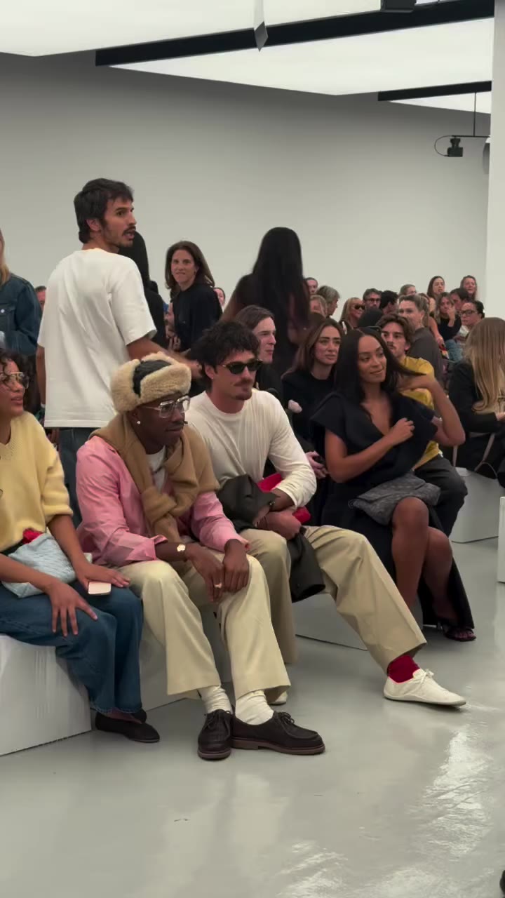 Front row at Bottega Veneta SS27🙂‍↕️