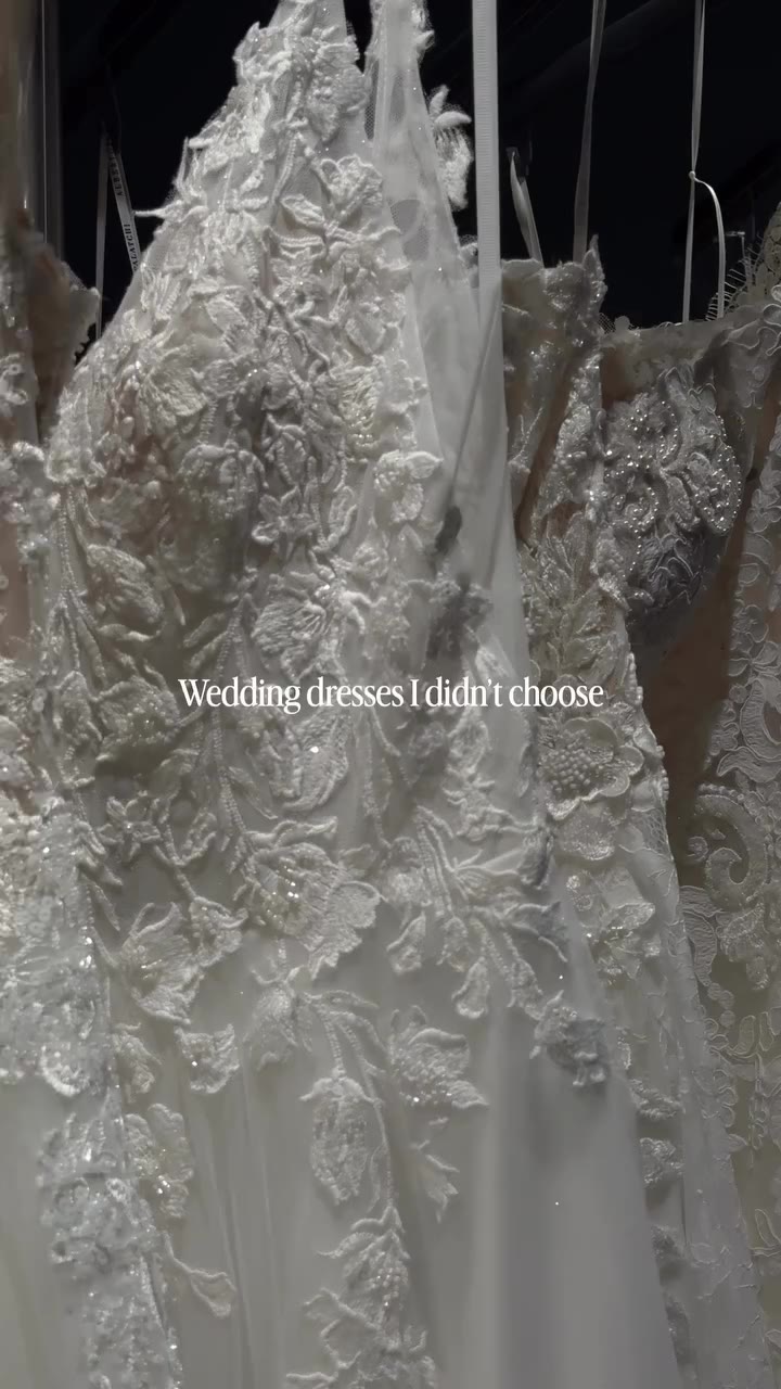 Wedding dresses I didn’t choose… 🤍👰🏼‍♀️ Here are some of the dresses I…