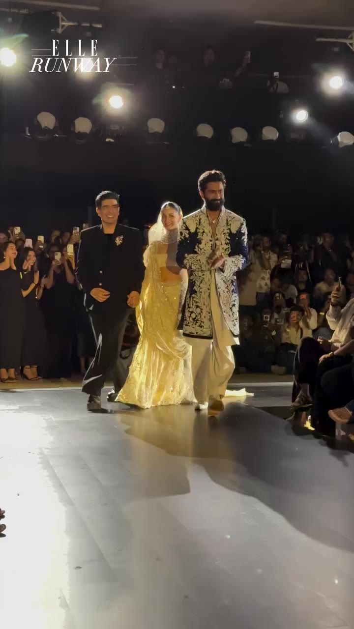 #ELLERunway: Alia Bhatt and Vicky Kaushal brought the Mijwan runway to a…