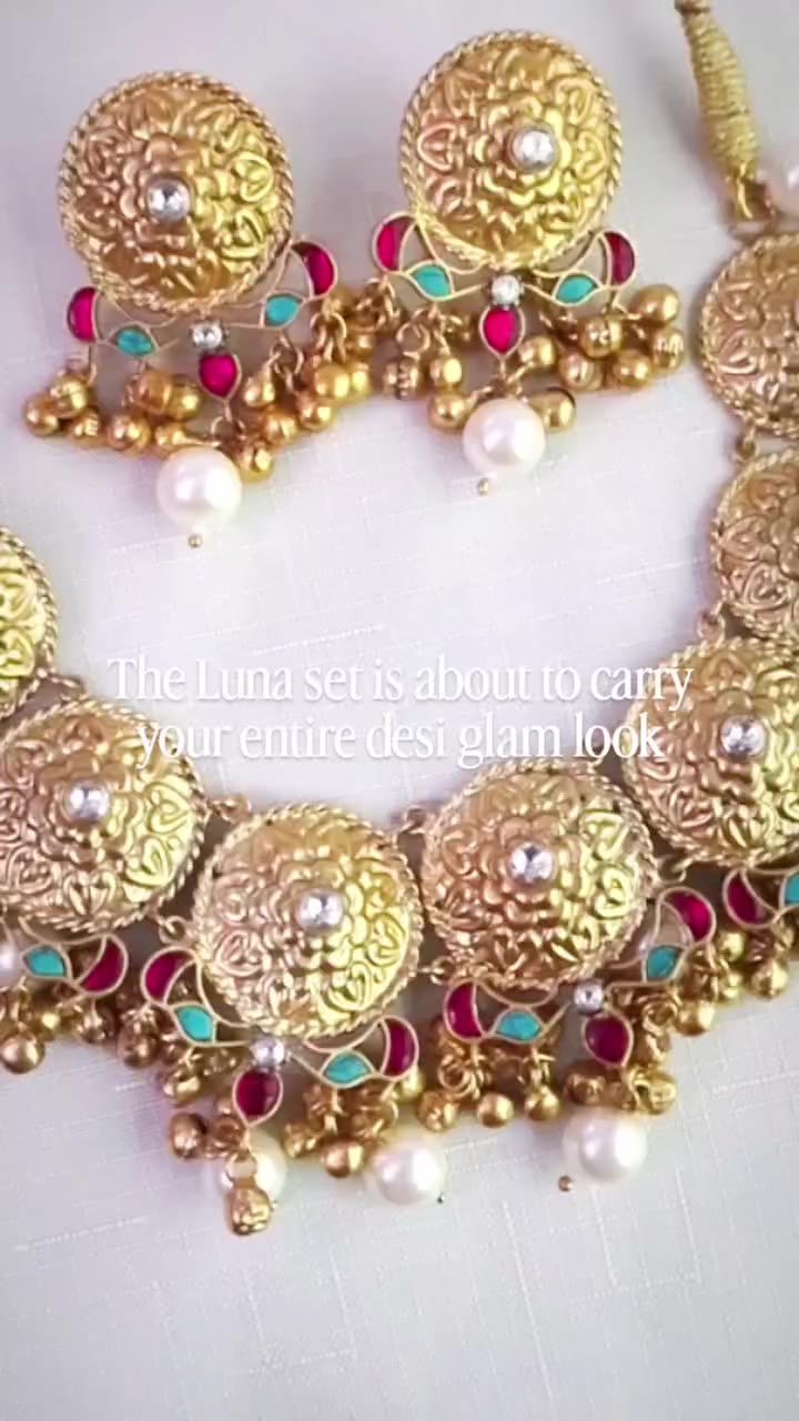 Bring your desi glam to life with the exquisite Luna set. 🌷🕊✨️💓 #desi…