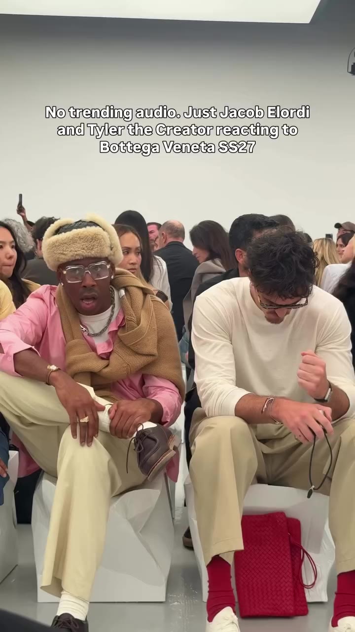 The boys of Bottega react to Louise Trotters’ SS27 collection. Video: Hypebae