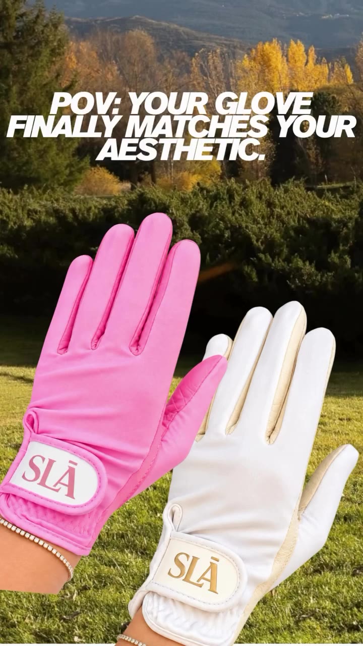 Your golf glove called. She wanted a glow up. ✨⛳️ Premium Cabretta leather…