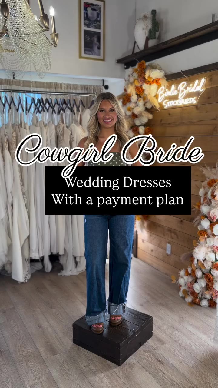 Cowgirl, but make her a bride. 🤠🤍 A little lace, a little western, and a…