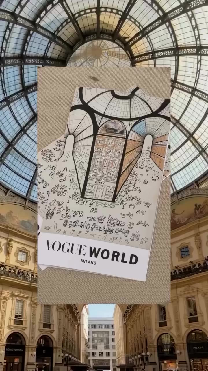 Vogue World Milano @voguemagazine @vogueitalia @voguebeauty styled…