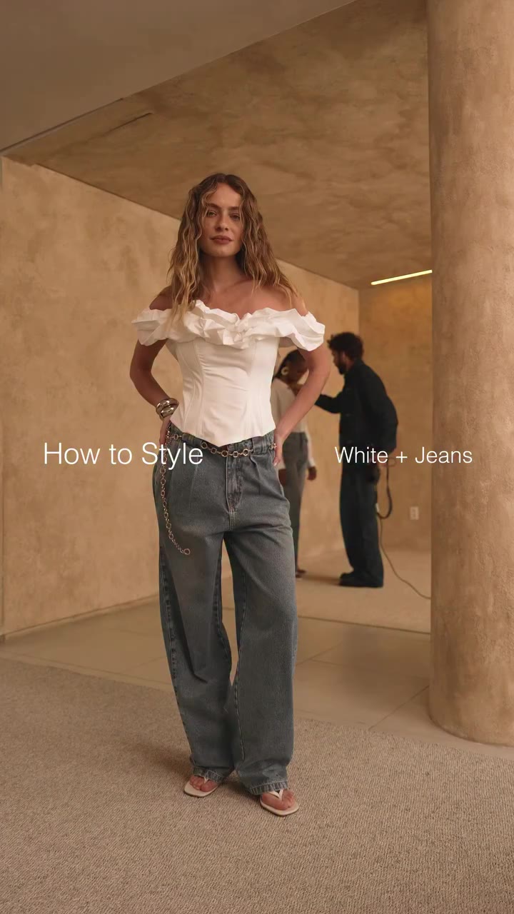 How to style: White + Jeans 💫
