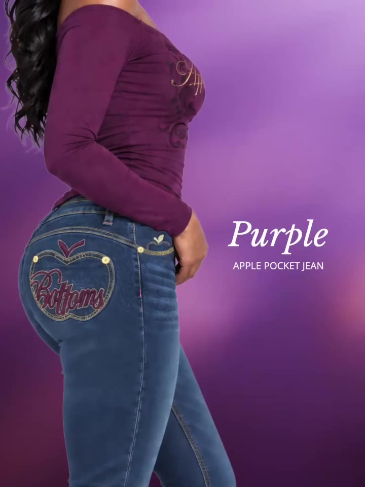 You asked for purple. We made it happen. 💜 The Apple Pocket Jean just got…