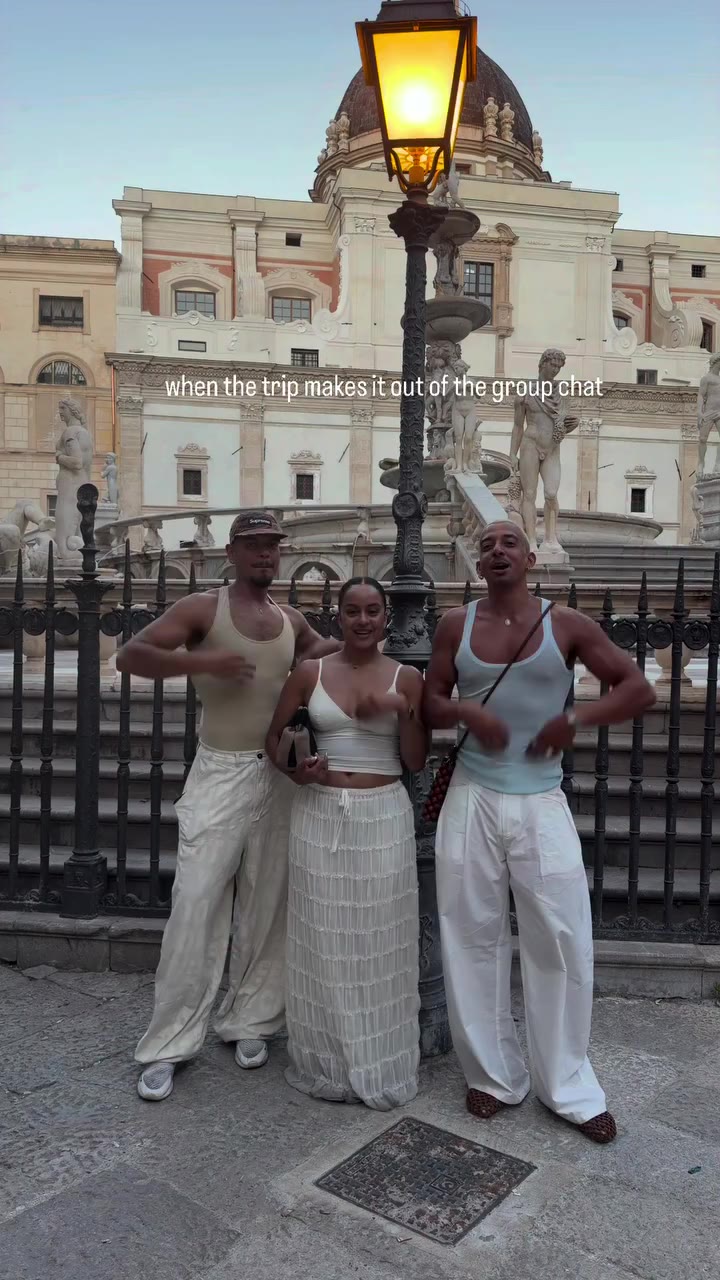 When the trip makes it out the group chat 🇮🇹