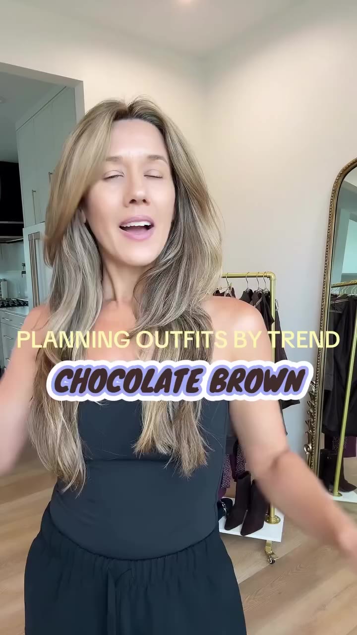 Chocolate brown pieces in my closet from last year 🤎 comment WANT for links!…