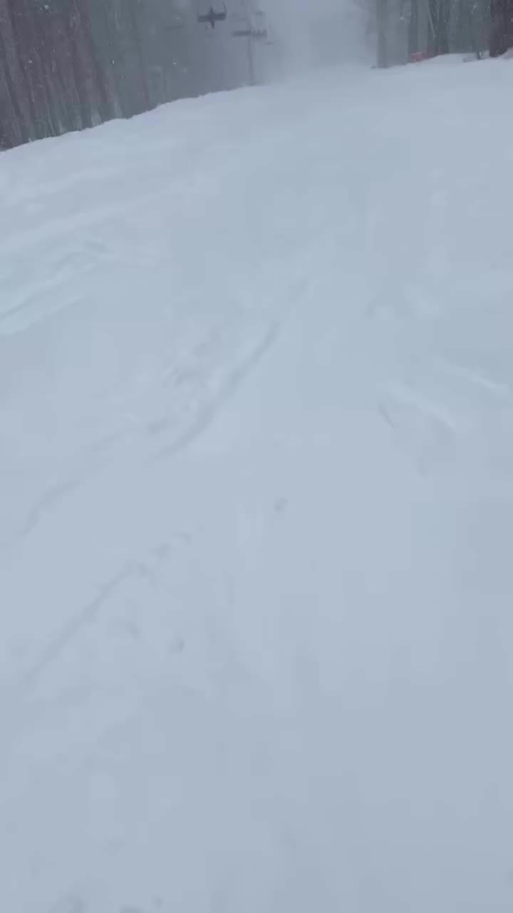 SATURDAY VIBES Always friends on a pow day at Shawnee Mountain…