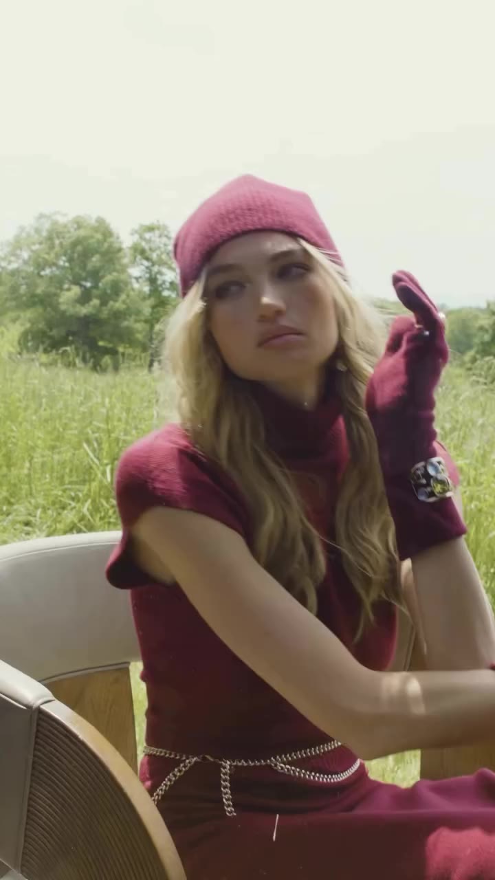 The Natalie Dress, topped with the Flora Cashmere Hat and finished with the…