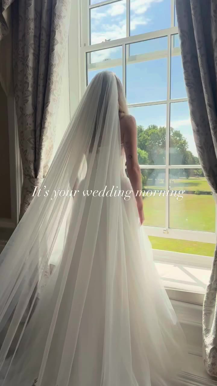The feeling when you’ve found every perfect detail, from the dress to the veil…