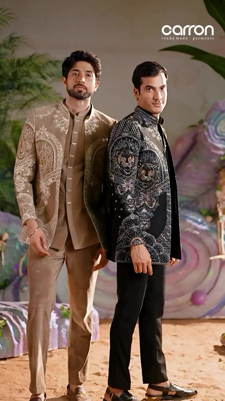 Two looks, one statement. ✨ A refined take on festive menswear, featuring…
