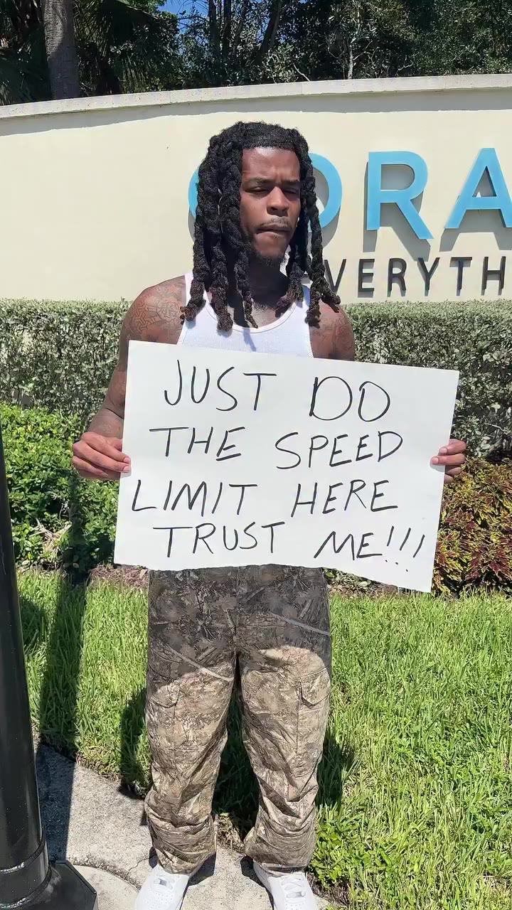 Them boys so strict I ain’t even wanna step on the grass 😂😂 #coralsprings