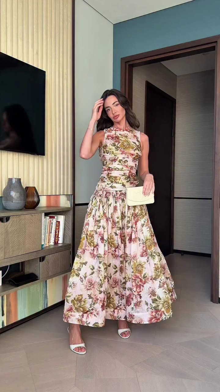 Discover Éloise Draped Maxi Dress