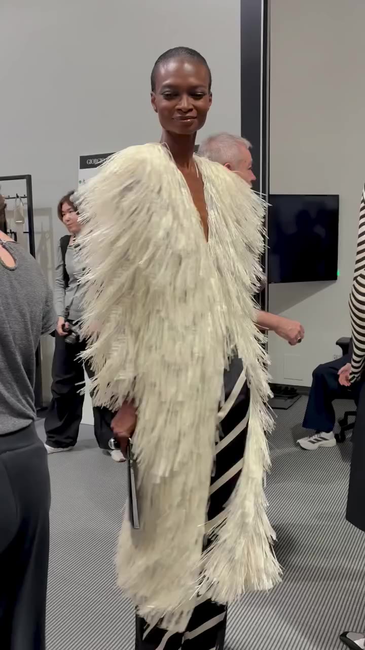 @giorgioarmani spring summer 2027 #evolution @julialangecasting